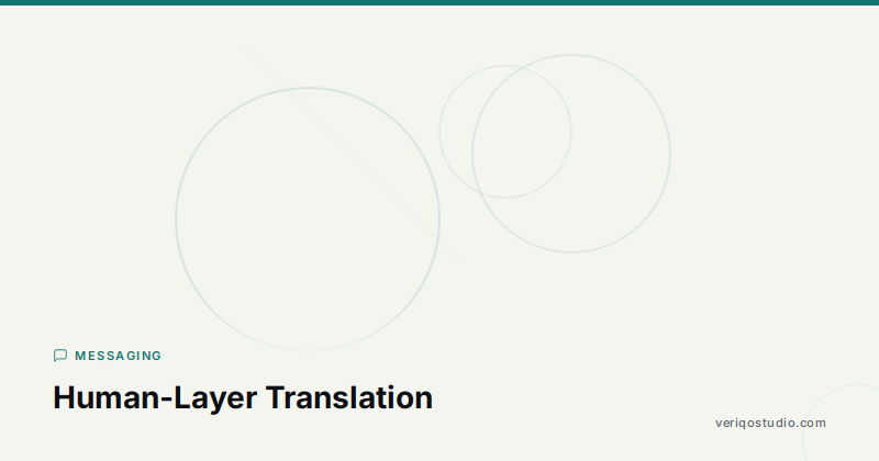 Cover image for Human-Layer Translation for Technical Founders
